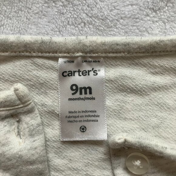 Carter’s Baby Cardigan Bundle Size 9M | 2-Pack Neutral Sweaters Polka Dot GUC - Picture 4 of 16